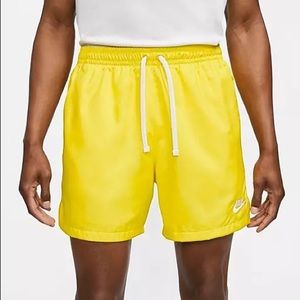 Nike Club Woven Shorts in Yellow